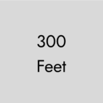 Up to 300 feet
