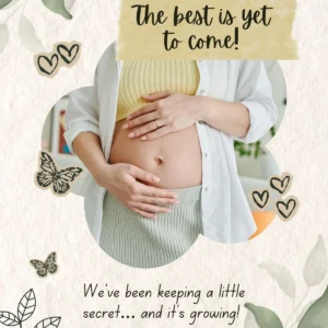 Unforgettable Pregnancy Announcements cards