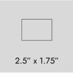 2.5x1.75 (Mini Wallet)