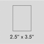 2.5x3.5 (Standard Wallet)